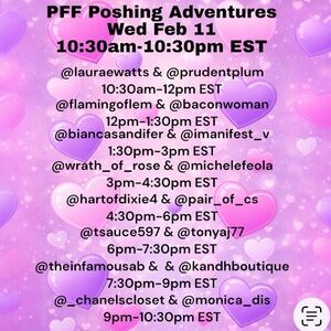 PFF POSHING ADVENTURES